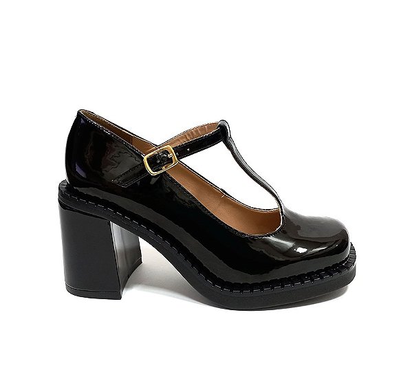 Sapato Ferrucci Boneca Verniz 23197-04FC - Pisar - Calçados femininos