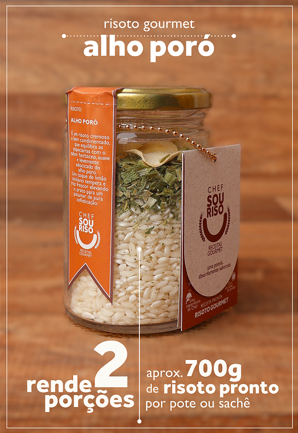 Risoto Alho Poró - 2 Porções