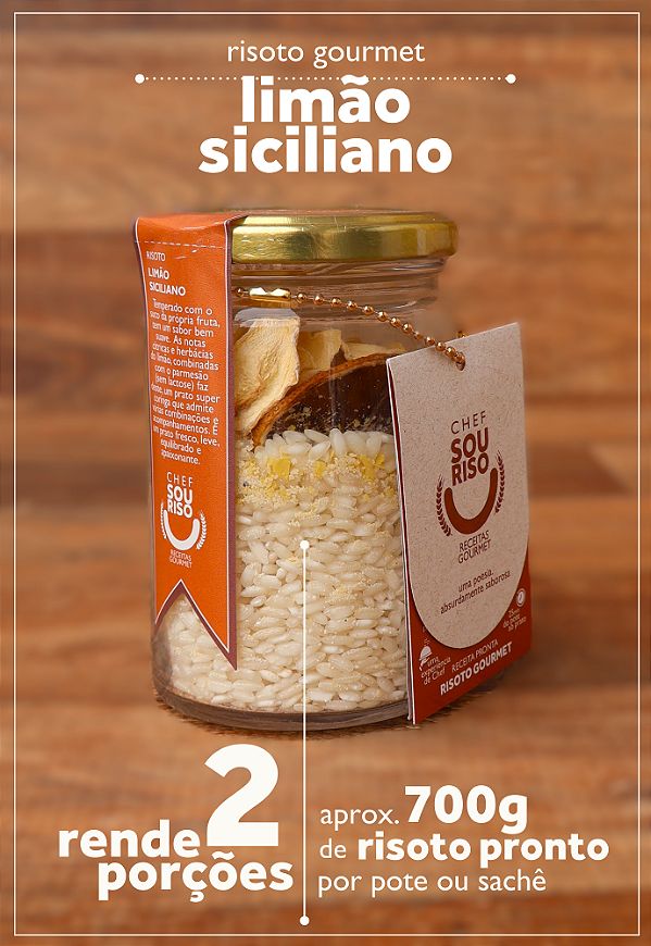 Risoto Limão Siciliano - 2 Porções