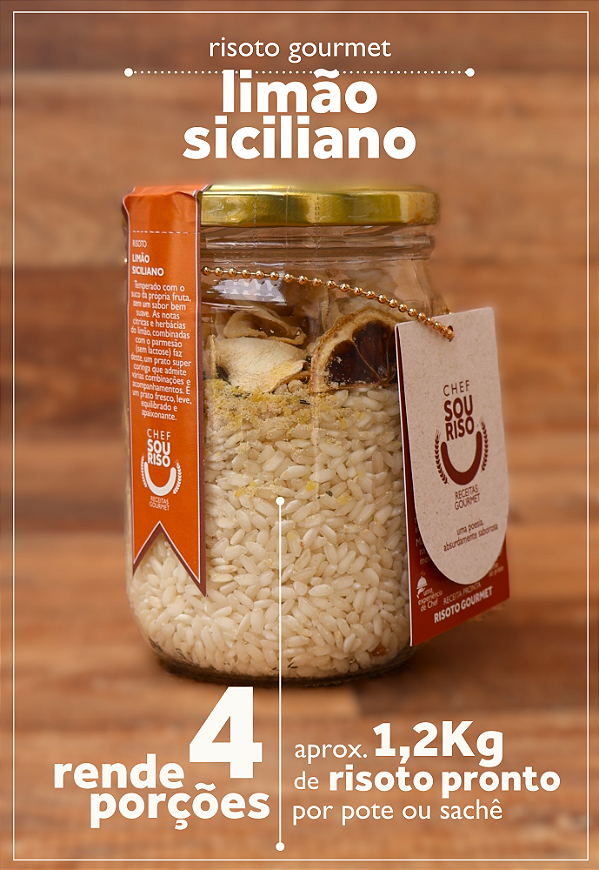 Risoto Limão Siciliano - 4 Porções