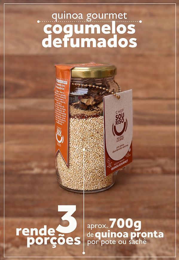 Quinoa Cogumelos Defumados