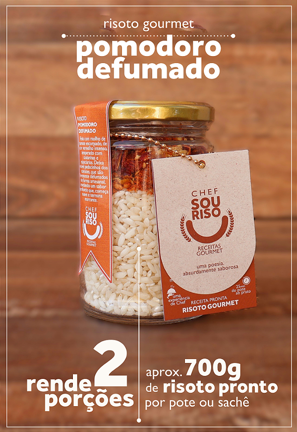 Risoto Pomodoro Defumado - 2 Porções