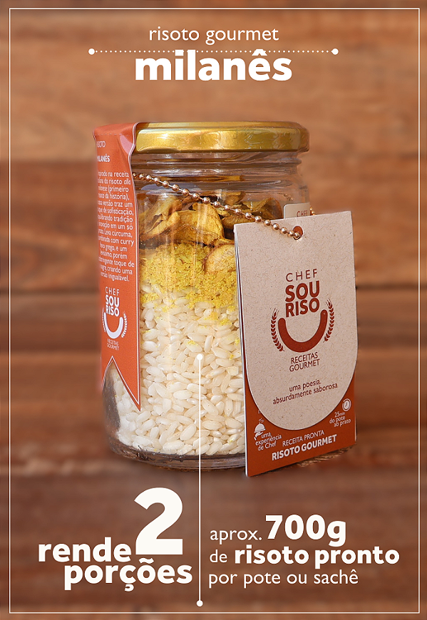 Risoto Milanês - 2 Porções