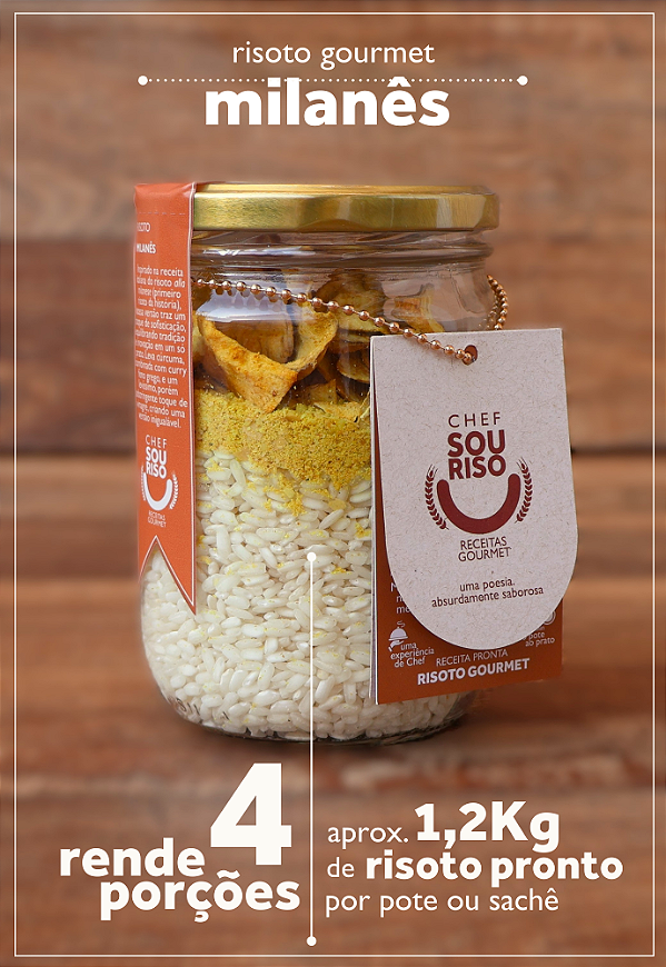 Risoto Milanês - 4 Porções