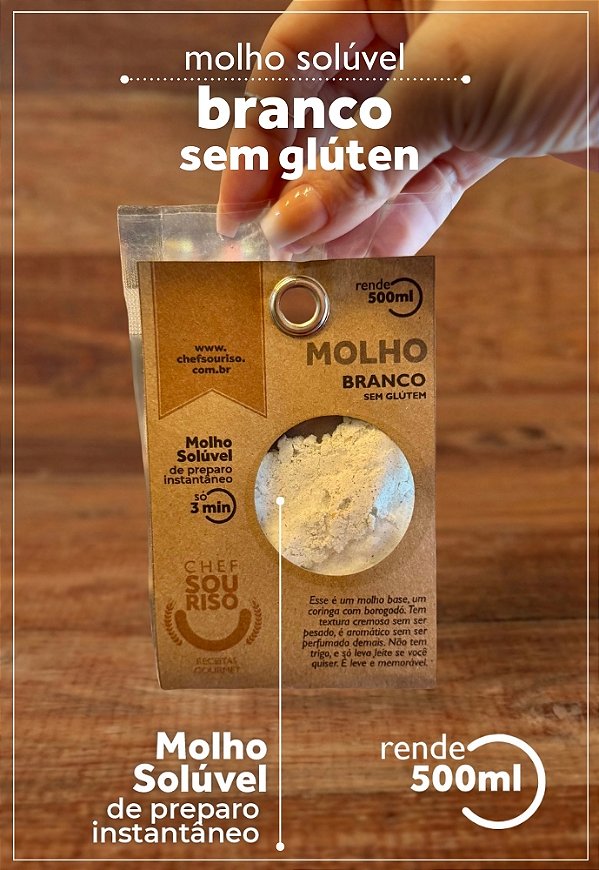 Molho Branco (Sem Glúten)