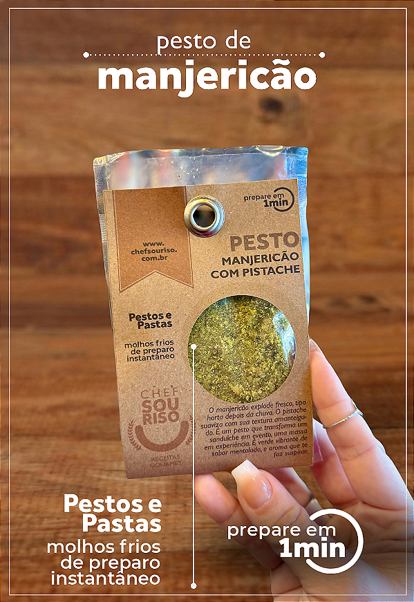 Molho Pesto de Manjericão