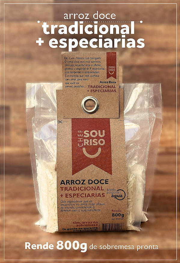 Arroz Doce Tradicional + Especiarias