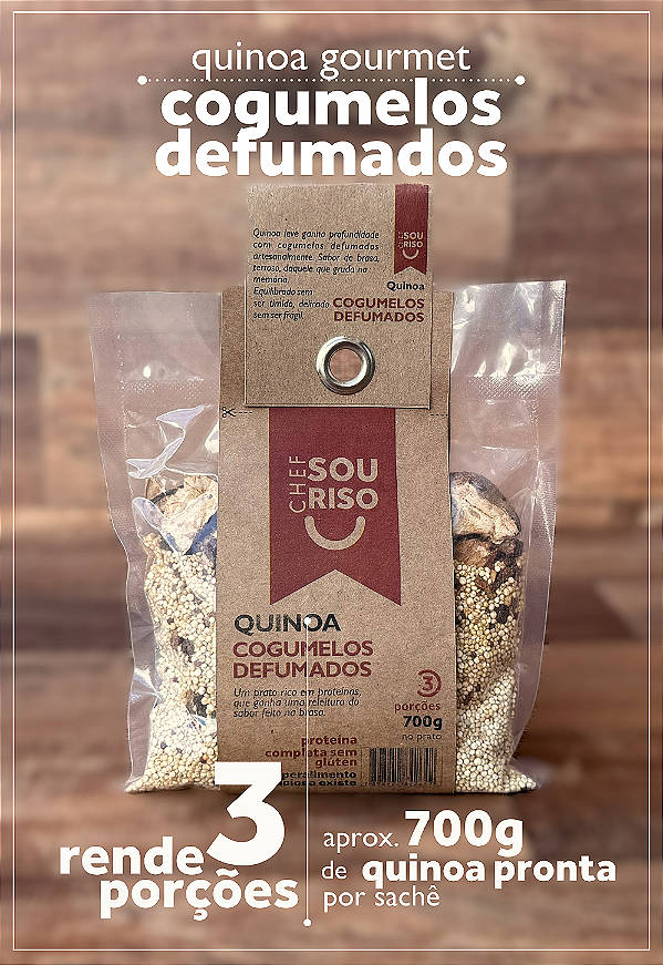 Quinoa Cogumelos Defumados
