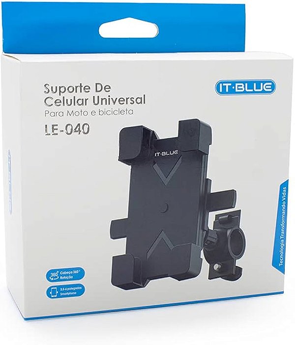 LE-040 suporte de celular universal p/moto e bicicleta.