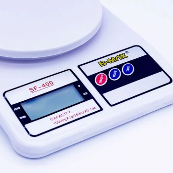 SF-400 balança digital  de cozinha ,2 pilhas inclusa, pesagem até 10kg.