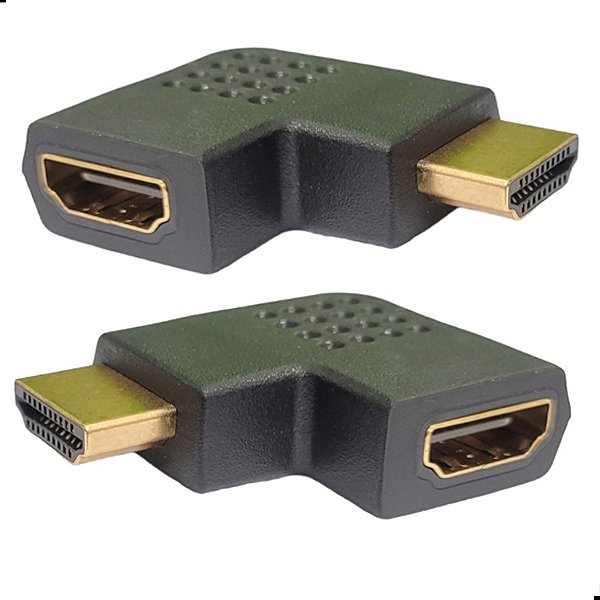 adap-hdmi/L adaptador hdmi macho p/femea em L