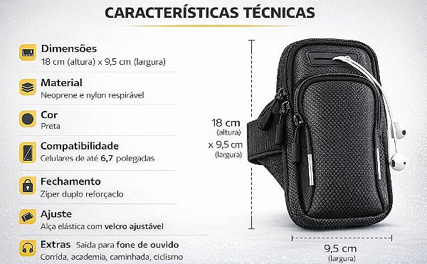 al-z13 bolsa de braço multifuncnal