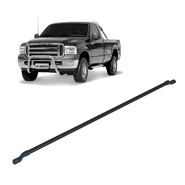 A2091P - Grade do Vidro Ford F-250 Aluminio Preta 1999-2011