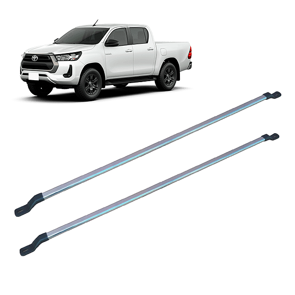 A3049E - Grade do Vidro Hilux 70mm Slim Aluminio Polido