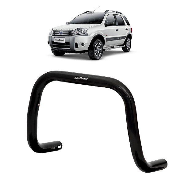 A195P - Para-choque de Impulsao Ecosport Preto Ate 2012