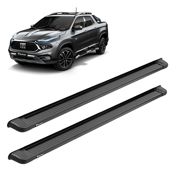 A3051EP - Estribo Fiat Toro Aluminio Economic Preto