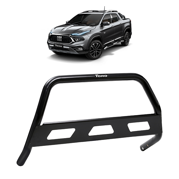 A3060P - Para-choque Impulsao Fiat Toro Com Protecao Preto