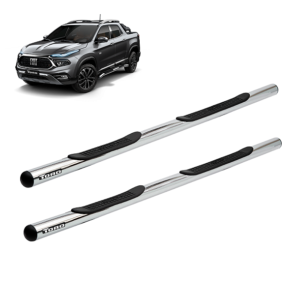A3062 - Estribo Tubular Fiat Toro Cromado