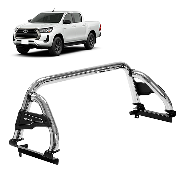 A3048E - Santo Antonio Hilux 70mm Slim Cromado