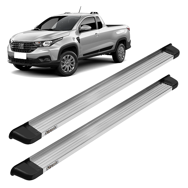 A3081E - Estribo Fiat Strada Aluminio Economic Polido