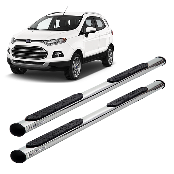 A203 - Estribo Ford Ecosport Oblongo Cromado 2013 a 2021