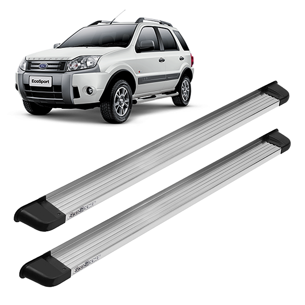 A641E - Estribo Ecosport Aluminio Economic Polido Ate 2012