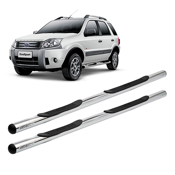 A196 - Estribo Ford Ecosport Tubular Cromado Ate 2012