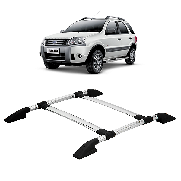 A732 - Bagageiro Ecosport Fixacao C/ Fita Aluminio Ate 2012