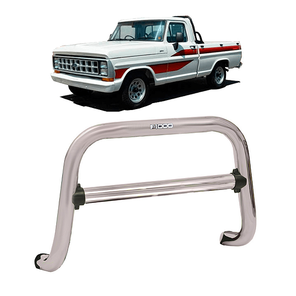 A172 - Para-choque Ford F-1000 Comum Cromado 1982 a 1992