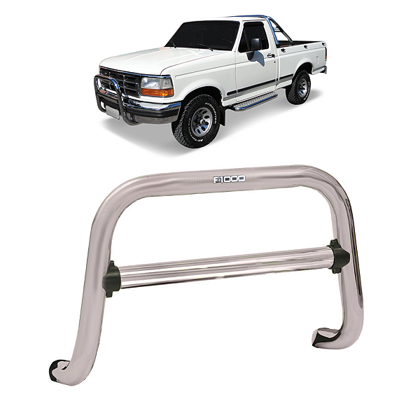A170 - Para-choque Ford F-1000 Comum Cromado 1993 a 1996