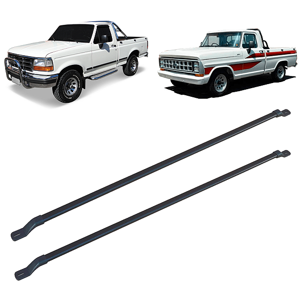 A161P - Grade do Vidro Ford F-1000 Aluminio Preto 1982-1998