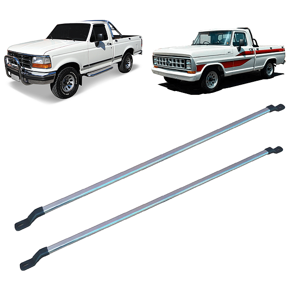 A161 - Grade do Vidro Ford F-1000 Aluminio Polido 1982-1998