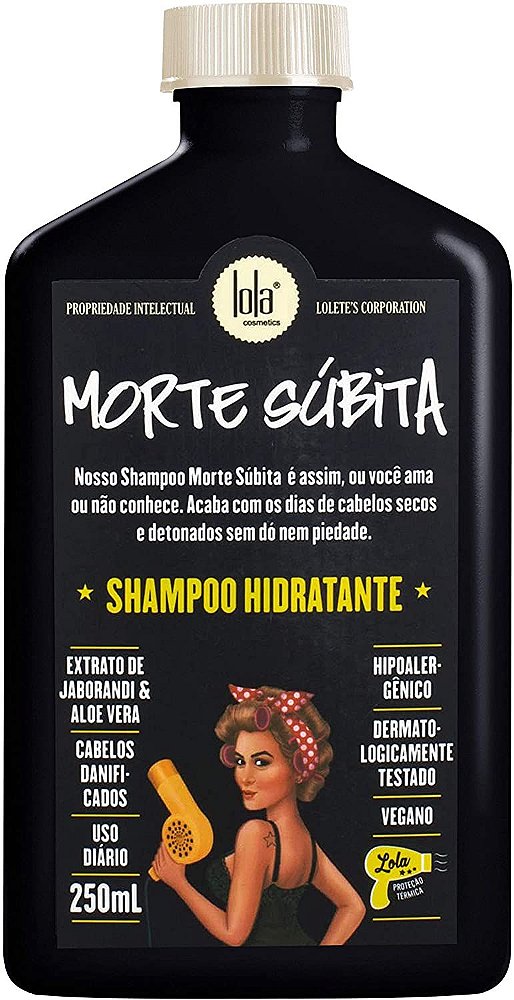 Shampoo Hidratante Morte Subita Lola 250ml - Cachos na Web