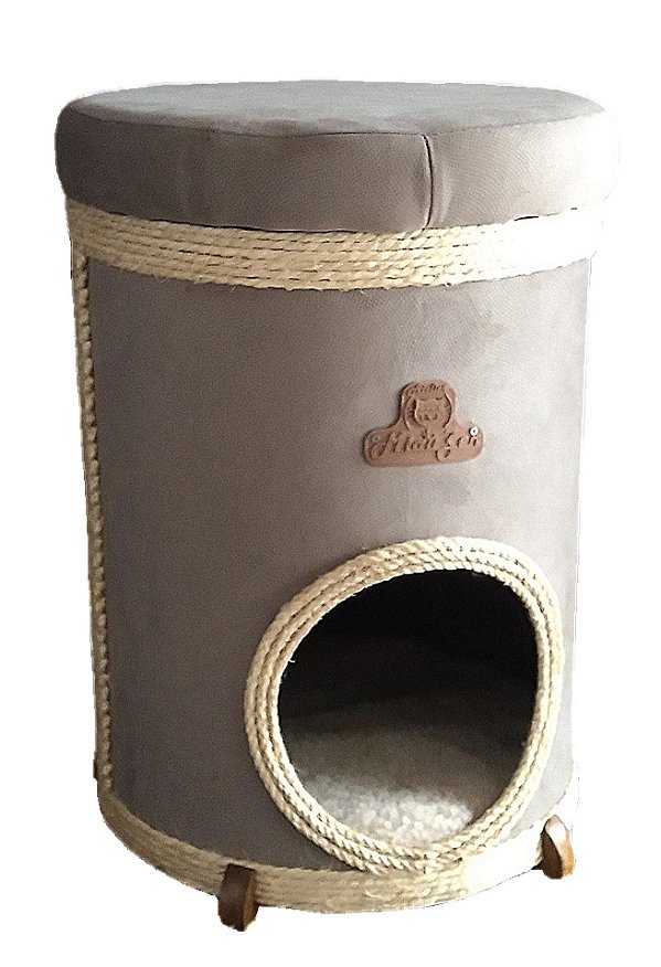 Puff, Toca, Arranhador e Baú.