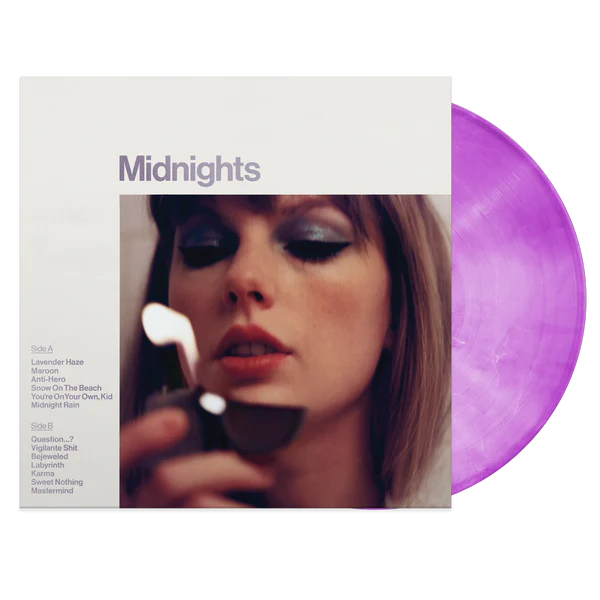 TAYLOR SWIFT: Midnights (Love Potion Purple Marbled) LP 1x Purple Marbled