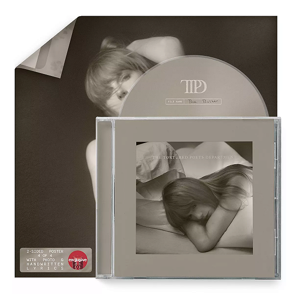 TAYLOR SWIFT: The Tortured Poets Department (Target Exclusive) + Bonus ...