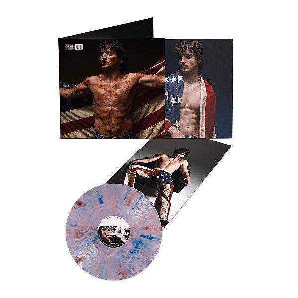 Benson Boone - American Heart [Vinil] [Red/Blue Marble on Opaque Baby Pink]