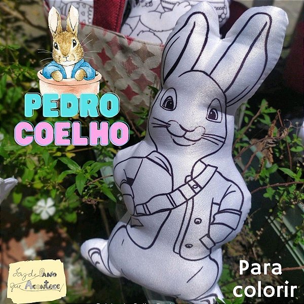 Pedro Coelho Almofada para Colorir