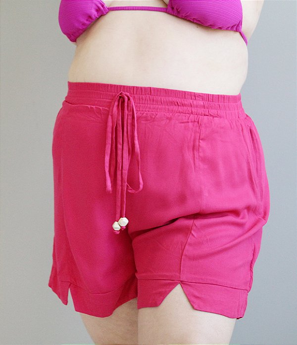 Shorts Plus Size Pink