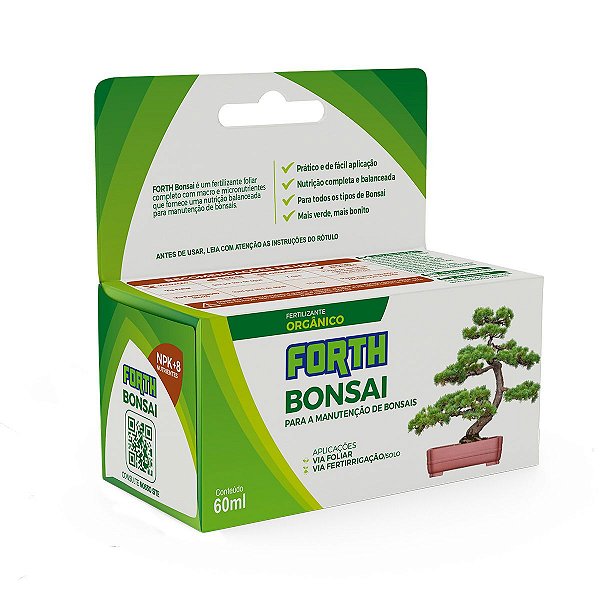 Fertilizante Forth Bonsai Para Orgânicos Conc. 60ml