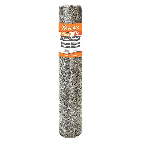 Tela de Aço Galvanizado Galinheiro - 1,5X50m