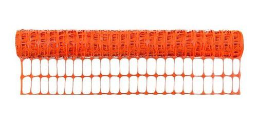 Tela Tapume 1,20m X 50m Laranja Alta Visibilidade E Resistência
