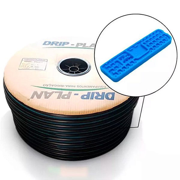 TUBO GOTEJADOR DRIP-PLAN 17MM 1.6L/H - 3000M - 50CM