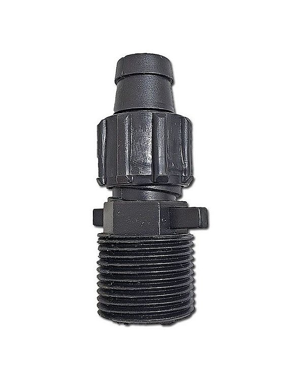 Kit 5 un Conector Inicial Rosca 3/4 Mangueira Gotejamento 16mm