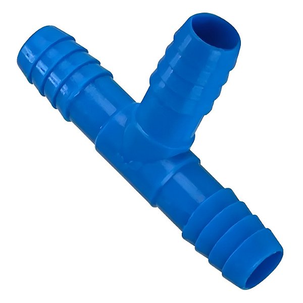 Conector Emenda TE Triplo PE 1/2 Azul - 5 unidades