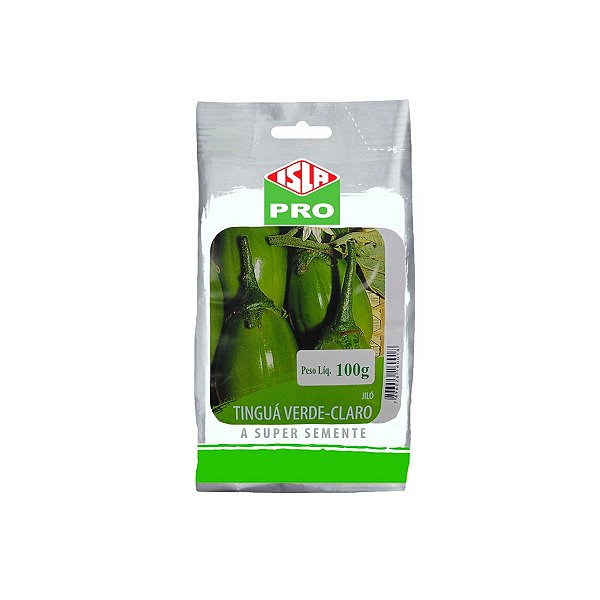 Semente Isla Jilo Tingua Verde Claro 100g - Kit 4