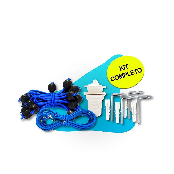 Kit Instalação Para Capa De Proteção Shoplonas Até 7x4m