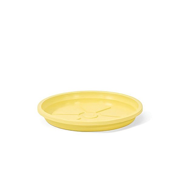 Prato N°1,2 Plástico Nutriplan Amarelo Claro Para Vasos