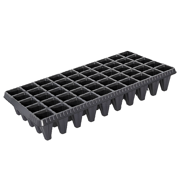 Kit 245 Un Bandeja Nutriplan Maleável 50 Células Triangular