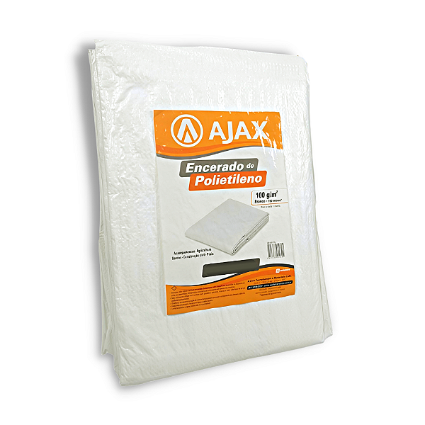 Lona Ajax Encerado 4X3m Branca 150 Micras